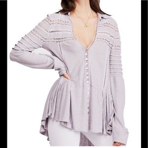 Free People High Low Tunic Top